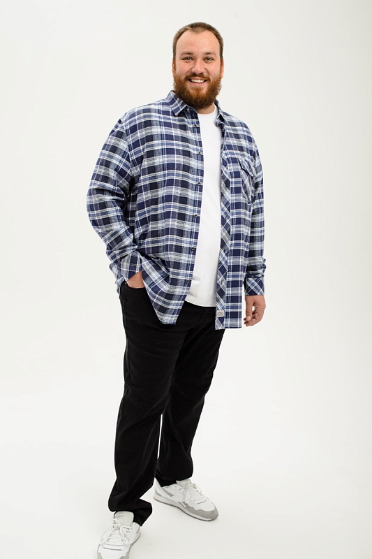 Рубашка мужская большого размера, арт 20229/2