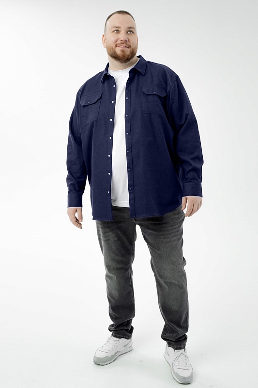 Рубашка мужская большого размера, арт 20224/4