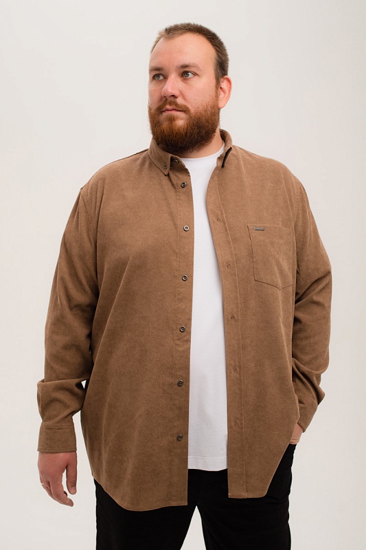 Рубашка мужская большого размера, арт 20231/36