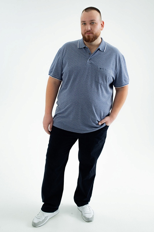 Мужская футболка-поло большого размера, арт 50322/2