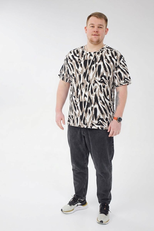 Футболка мужская мужская больших размеров, арт 0100/3 