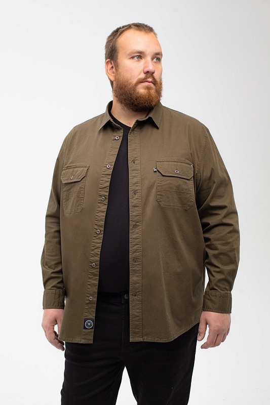 Рубашка мужская большого размера, арт 20230/7