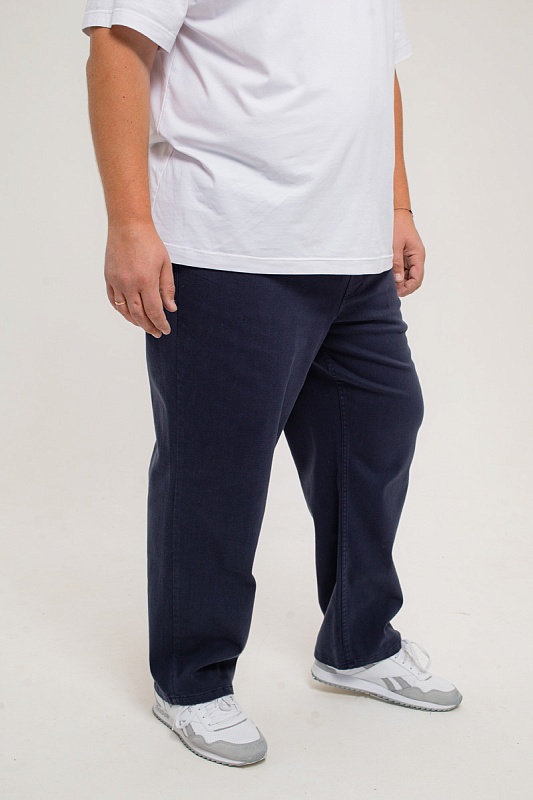 Мужские джинсы с круговой резинкой большого размера, арт 9175/4