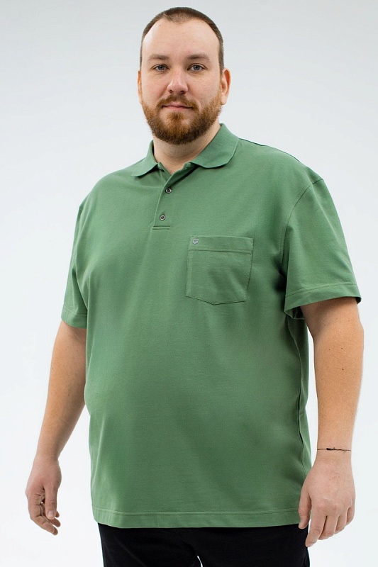 Мужская футболка-поло большого размера, арт 50130/25