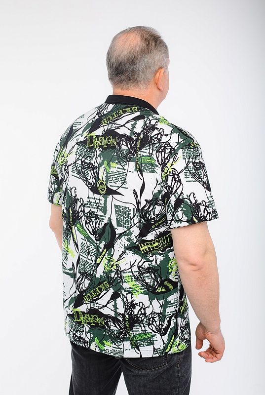 Мужская футболка-поло большого размера, арт 50290/4