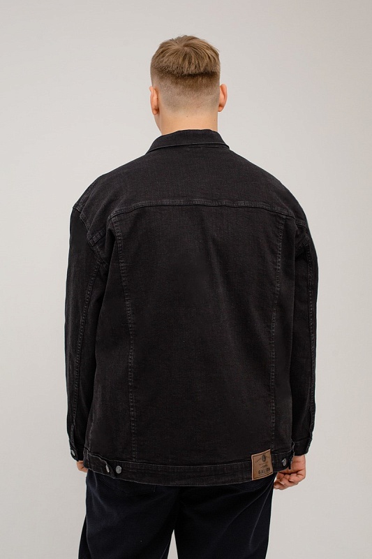 Мужская джинсовая куртка большого размера, арт 25190/2