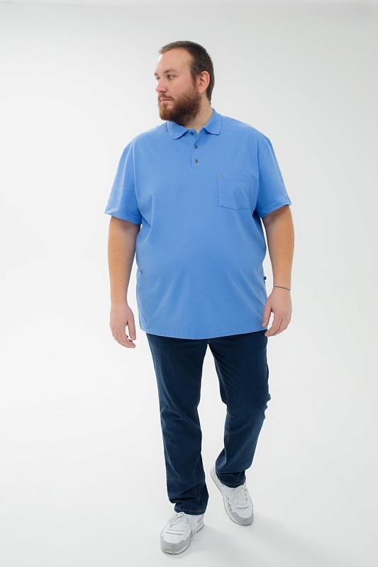 Мужская футболка-поло большого размера, арт 50130/5