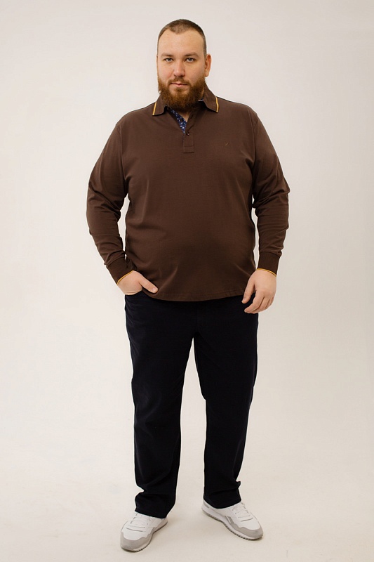 Мужская футболка- поло maxfort большого размера, арт 40650800