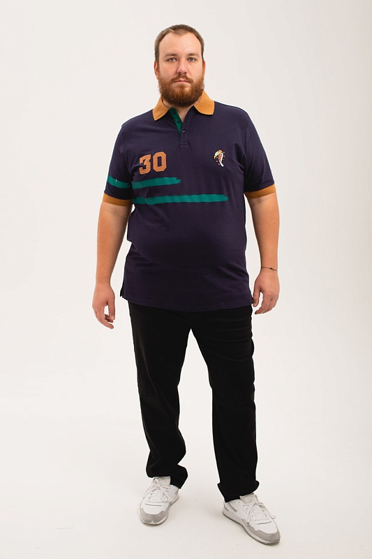 Мужская футболка- поло maxfort большого размера, арт 41555100 