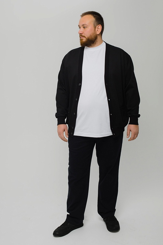 Кардиган мужской мужской большого размера, арт 60229