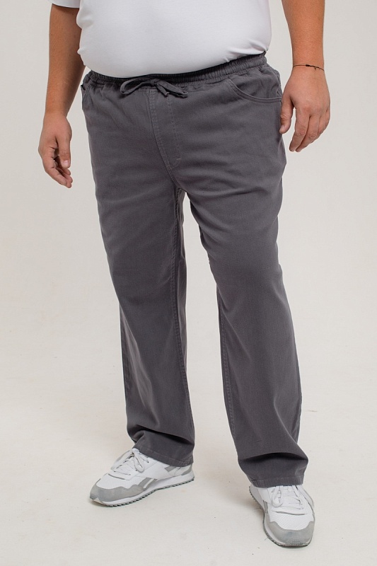 Мужские джинсы с круговой резинкой большого размера, арт 9175/2