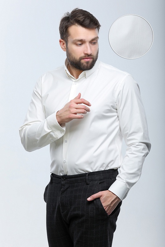 Мужская сорочка мужская большого размера, арт 25-65 Б-02