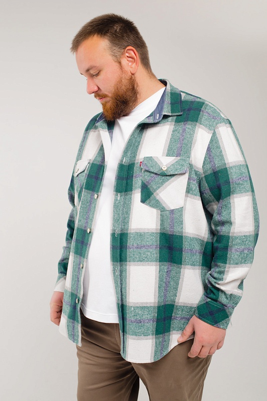 Рубашка  мужская большого размера, арт 20222