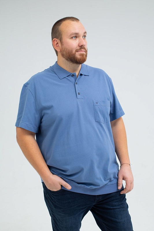 Мужская футболка-поло большого размера, арт  50220/27