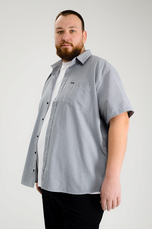 Рубашка мужская большого размера, арт 20227