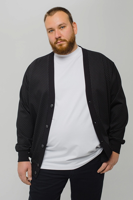 Кардиган мужской мужской большого размера, арт 60229