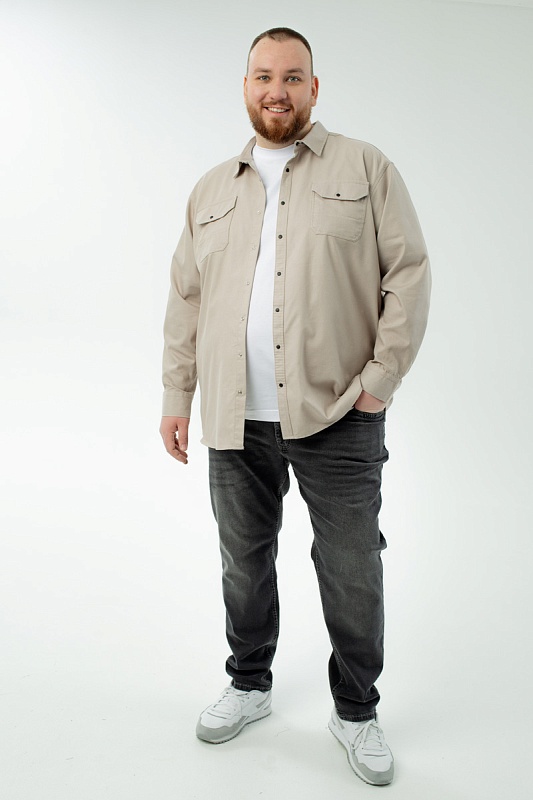 Рубашка мужская большого размера, арт 20224/16