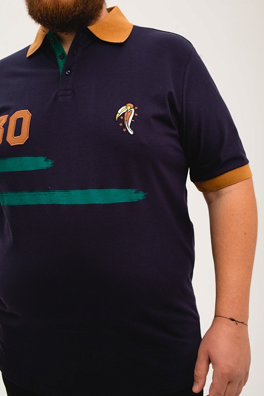 Мужская футболка- поло maxfort большого размера, арт 41555100 