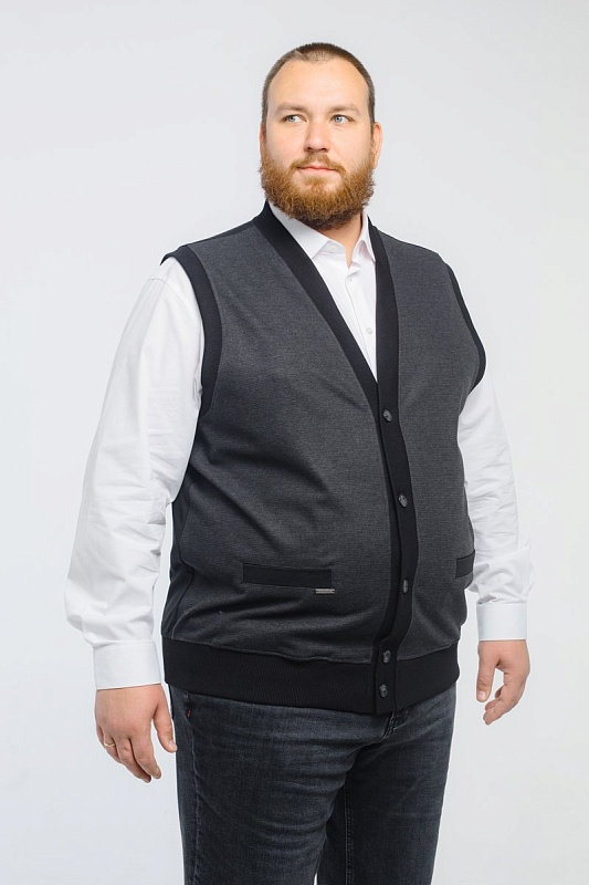 Жилет мужской мужской большого размера, арт 2236/3