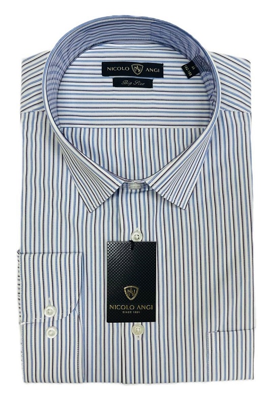 Мужская сорочка мужская большого размера, арт 2458Б-01