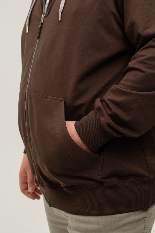 Толстовка 60285/18 коричневый