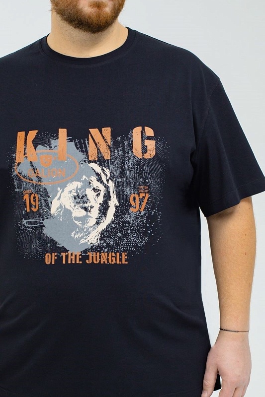 Футболка мужская мужская больших размеров, арт 4080/1/69 