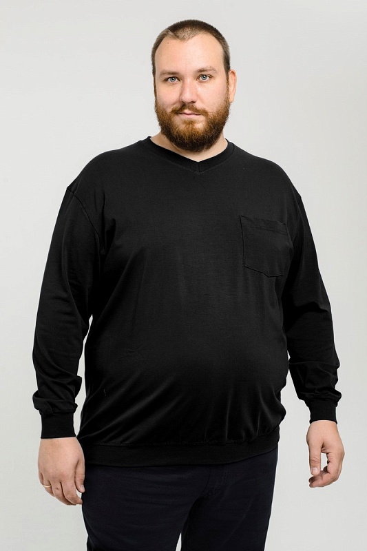 Лонгслив мужской мужская борльшого размера, арт 40283/1