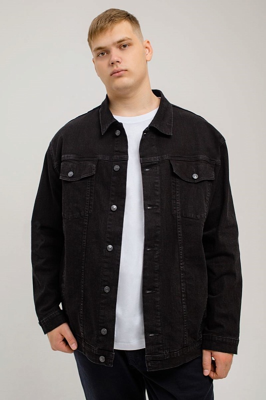 Мужская джинсовая куртка большого размера, арт 25190/2