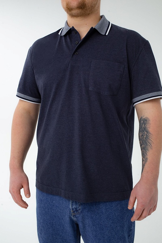 Мужская футболка-поло большого размера, арт 50330/27