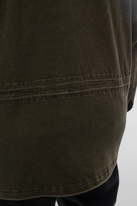 Мужская джинсовая куртка большого размера, арт 25413/7