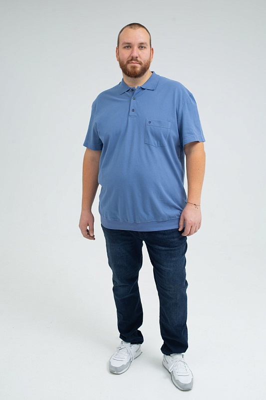 Мужская футболка-поло большого размера, арт  50220/27
