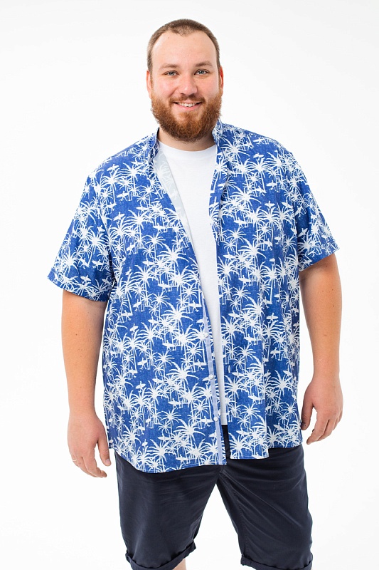 Рубашка MAXFORT мужская большого размера, арт Palermo 100