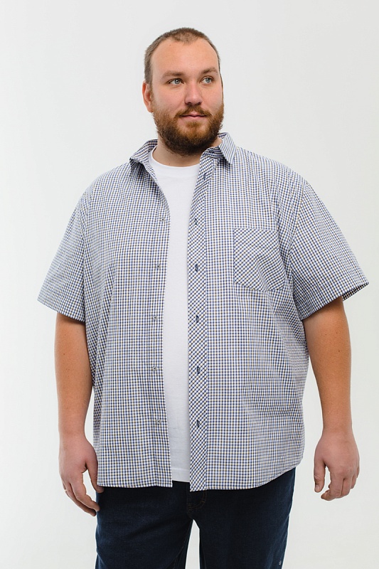 Рубашка мужская большого размера, арт 20213/2
