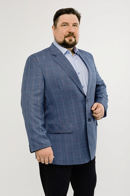 Мужской пиджак большого размера, арт 21121/1