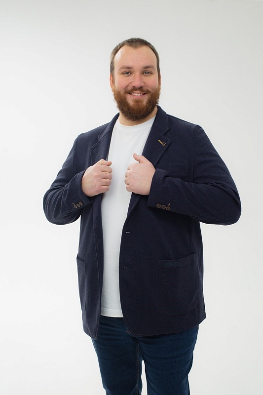 Мужской пиджак  большого размера, арт 21134/6