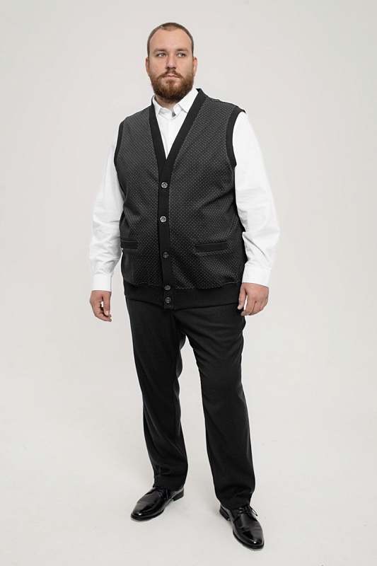 Жилет мужской мужской большого размера, арт 2229