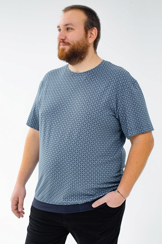 Футболка мужская мужская больших размеров, арт 40407/1 