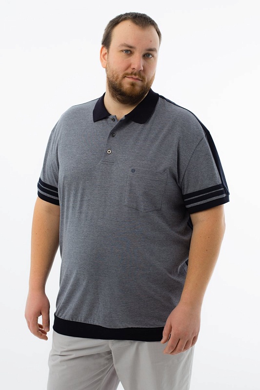 Мужская футболка-поло большого размера, арт 50304/1