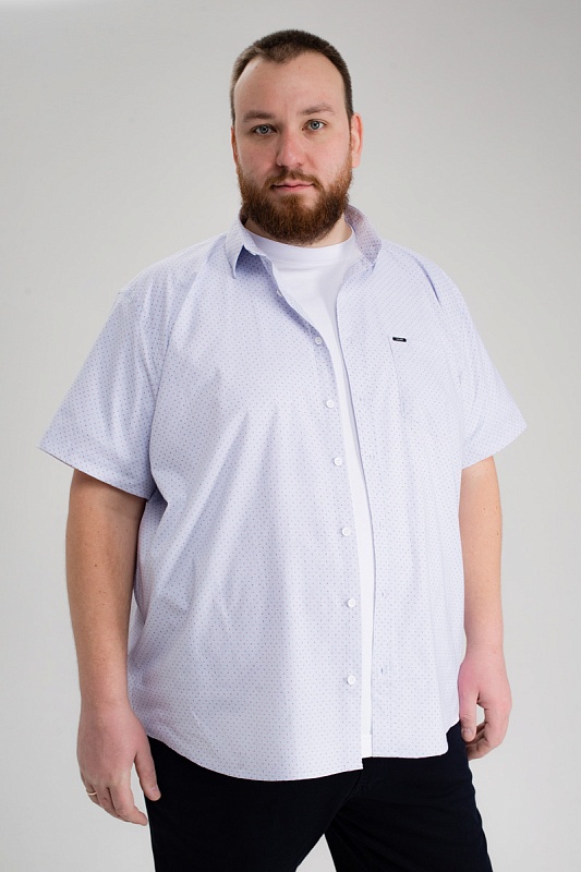 Рубашка мужская большого размера, арт 20228/2