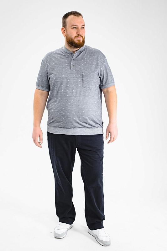 Мужская футболка-поло большого размера, арт 50324