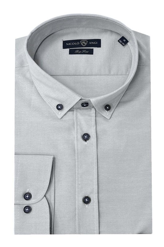 Мужская сорочка мужская большого размера, арт 25-61-Б-03