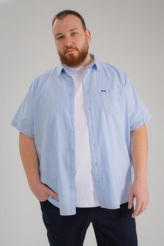 Рубашка мужская большого размера, арт 20226/8