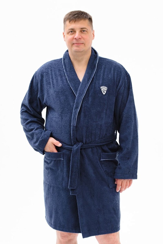 Халат махровый мужской