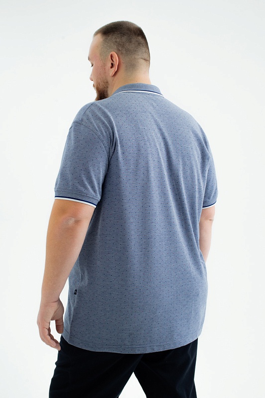 Мужская футболка-поло большого размера, арт 50322/2