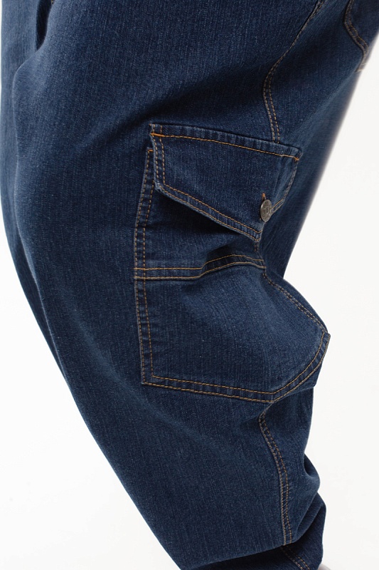 Мужские джинсы джоггеры большого размера, арт 9172 