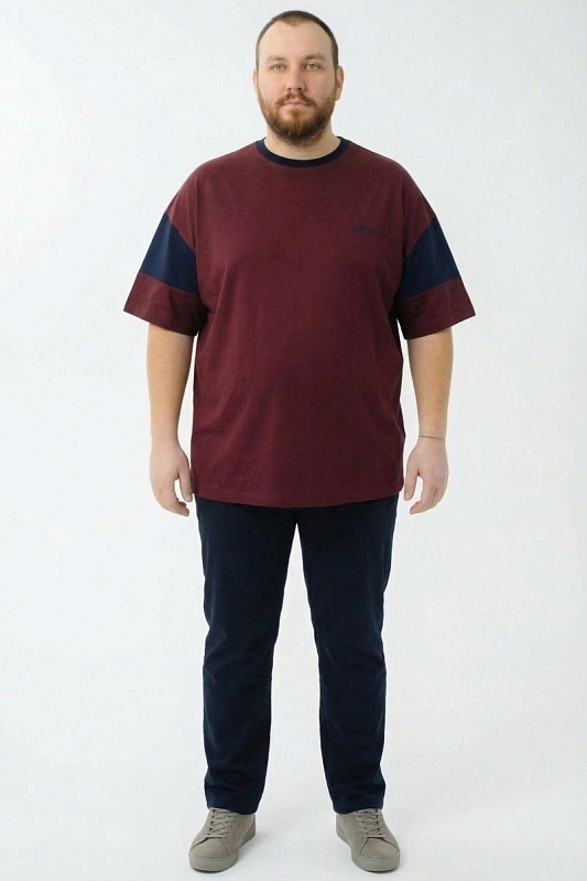 Футболка мужская мужская больших размеров, арт 40431/1 