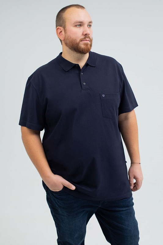 Мужская футболка-поло большого размера, арт 50130/4