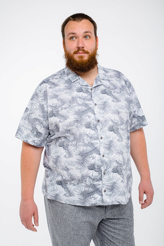 Рубашка мужская большого размера, арт 2206Б-07