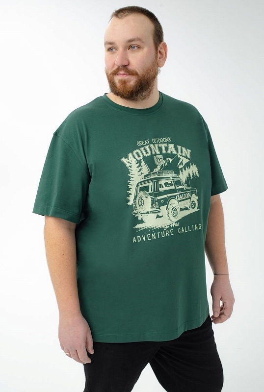 Футболка мужская мужская больших размеров, арт 4080/50/70 