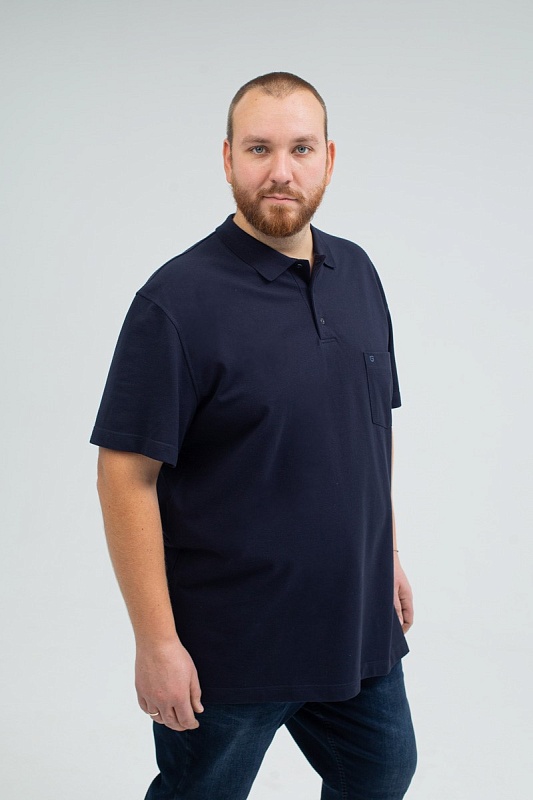 Мужская футболка-поло большого размера, арт 50130/4